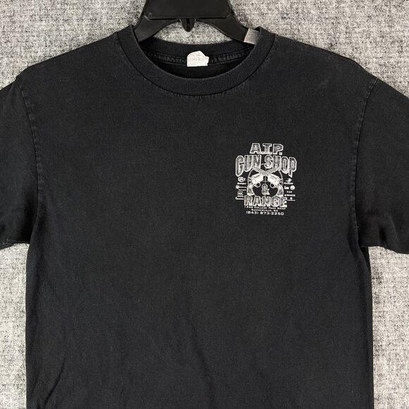 Gun Shop‎ Shirt Mens Medium South Carolina Range Rifle Firearms Ammo Six Shooter - Picture 4 of 11